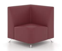 Диван Интер хром (угловой прямоугольный модуль)